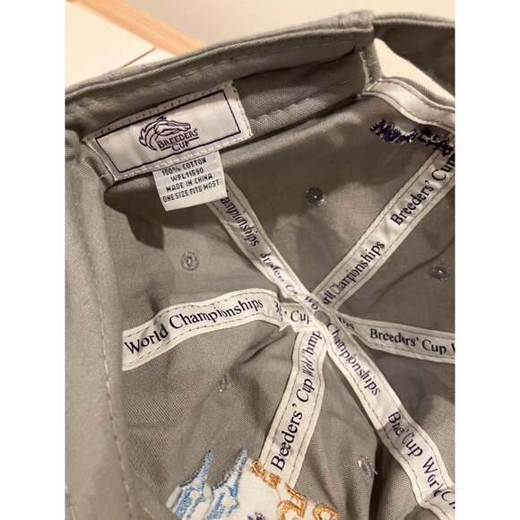 35th Breeders' Cup Churchill Downs 2018 Adjustable Hat, Gray, One Size - Picture 3 of 3